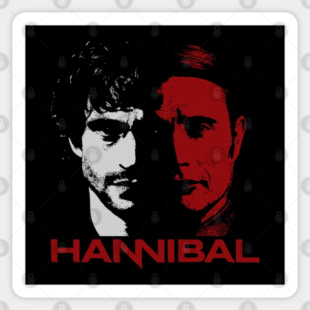 Hannibal Sticker by Grayson888